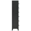Ostia Spindschrank Anthrazit 38x40x180cm (Stahl)