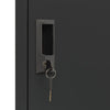 Ostia Spindschrank Anthrazit 38x40x180cm (Stahl)