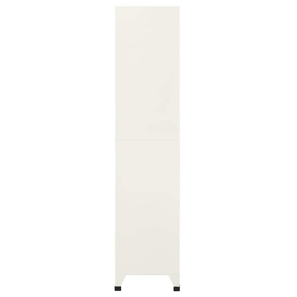 Grauer und blauer Spind Nelisor 90x40x180cm (Stahl)
