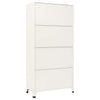 Grauer und blauer Spind Nelisor 90x40x180cm (Stahl)