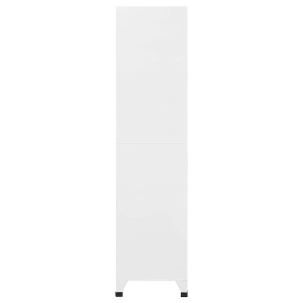 Hell- und dunkelgrauer Spind Nelisor 90x40x180cm (Stahl)