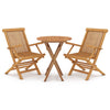 Gartenessgruppe Tyrus (3-teilig, Teak)
