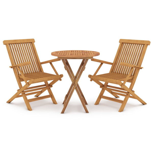 Gartenessgruppe Tyrus (3-teilig, Teak)