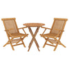 Gartenessgruppe Tyrus (3-teilig, Teak)