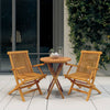 Gartenessgruppe Tyrus (3-teilig, Teak)