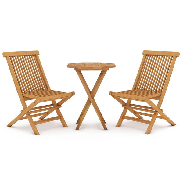 Gartenessgruppe Makhi (3-teilig, Teak)