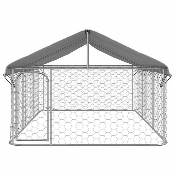Hundezwinger mit Überdachung Mariann 400x200x150cm