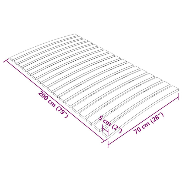 Lattenrost Manole 70x200cm (17 Latten)