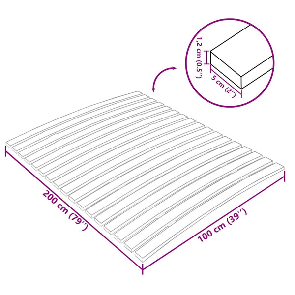 Lattenrost Manole 100x200cm (17 Latten)
