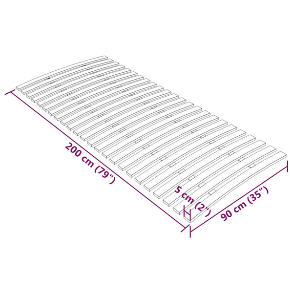 Lattenrost Swied 24 Latten 90x200cm