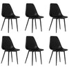 Schwarze Esszimmerstühle Heide (6 Stk. pro Packung)