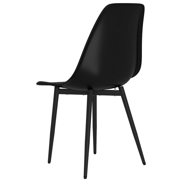 Schwarze Esszimmerstühle Heide (6 Stk. pro Packung)