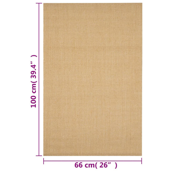 Teppich Natur Sisal Faraoanu 66x100cm