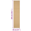 Matto luonnollinen sisal Faraoanu 66x300cm