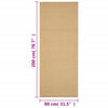 Teppich Natur Sisal Faraoanu 80x200cm