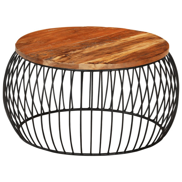 Couchtisch Peruze Ø68cm (recyceltes Massivholz)