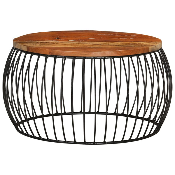 Couchtisch Peruze Ø68cm (recyceltes Massivholz)