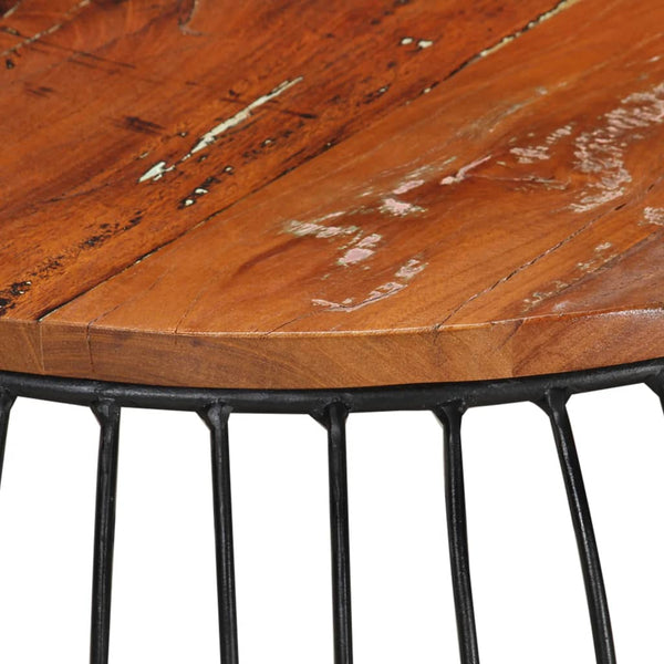 Couchtisch Peruze Ø68cm (recyceltes Massivholz)
