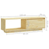 TV-Lowboard Viorelius 110x30x33,5cm (Kiefer)