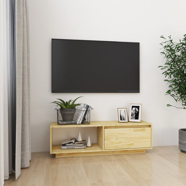 TV-Lowboard Viorelius 110x30x33,5cm (Kiefer)