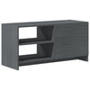 Graues TV-Lowboard Vitanov 80x31x39cm (Kiefer)
