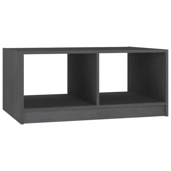 Grauer Couchtisch Zeik 75x50x33,5cm (Kiefer)