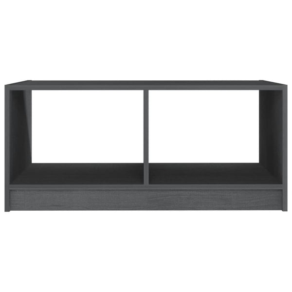 Grauer Couchtisch Zeik 75x50x33,5cm (Kiefer)