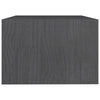 Grauer Couchtisch Zeik 75x50x33,5cm (Kiefer)
