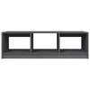 Grauer Couchtisch Zinel 110x50x34cm (Kiefer)