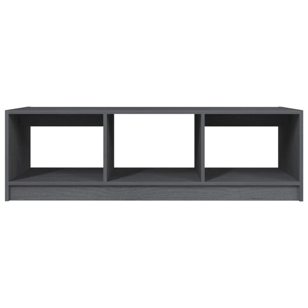 Grauer Couchtisch Zinel 110x50x34cm (Kiefer)