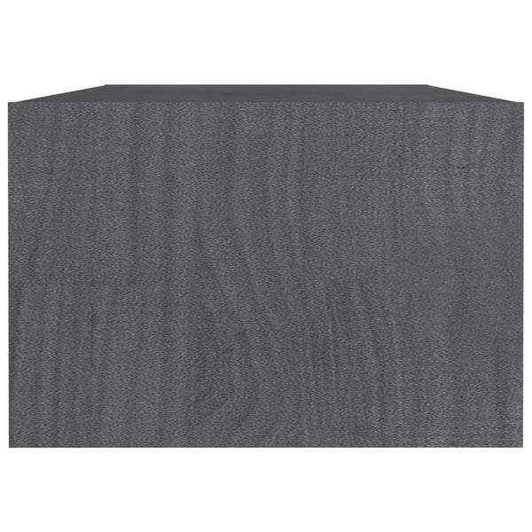 Grauer Couchtisch Zinel 110x50x34cm (Kiefer)