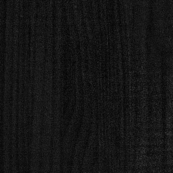 Schwarzes Bettgestell Tomiris 140x190cm (Kiefer)