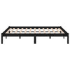 Schwarzes Bettgestell Tomiris 150x200cm (Kingsize)