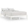 Weißes Bettgestell Tomiris 180x200cm (Kiefer, Super King Size)