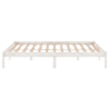 Weißes Bettgestell Tomiris 180x200cm (Kiefer, Super King Size)
