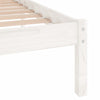 Weißes Bettgestell Tomiris 180x200cm (Kiefer, Super King Size)
