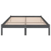 Graues Bettgestell Tomiris 200x200cm (Kiefer)