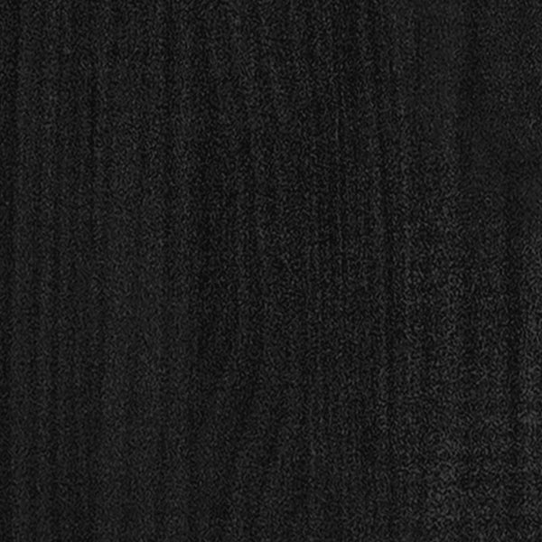 Schwarzes Bettgestell Tomiris 200x200cm (Kiefer)