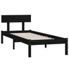 Schwarzes Bettgestell Lexie 90x190cm (Einzelbett)