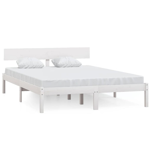 Bettgestell Lexie weiß 140x190cm (Kiefer)