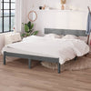 Graues Bettgestell Lexie 140x190cm (Kiefer)