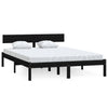Schwarzes Bettgestell Lexie 150x200cm (Kingsize)