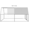 Verzinkter Hühnerstall Auorelia für draußen 3x4x2 m (Stahl)