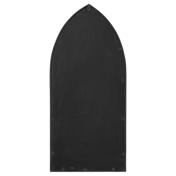 Gartenspiegel Alinel Schwarz 100x45cm (Eisen für den Außenbereich)