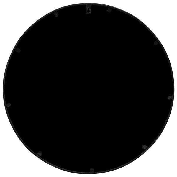 Schwarzer Garten-/Outdoor-Spiegel Mabrouk 60x2,5cm (Eisen, rund, für den Außenbereich)