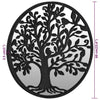Schwarzer Garten-/Outdoor-Spiegel Mabrouk 60x2,5cm (Eisen, rund, für den Außenbereich)