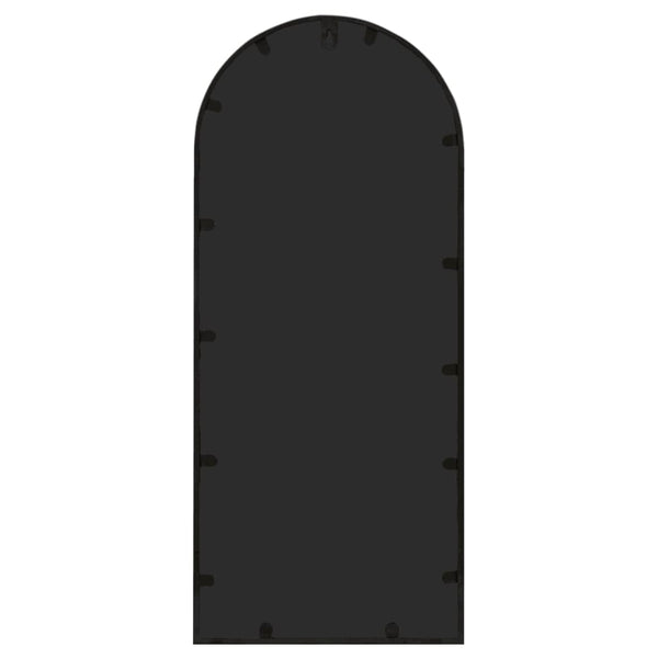 Schwarzer Garten-Spiegel Earlie 100x45cm (Eisen für den Außenbereich)