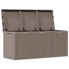 Braune Gartenaufbewahrungsbox Cosita 270 l (PP Rattan)