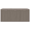 Braune Gartenaufbewahrungsbox Cosita 270 l (PP Rattan)