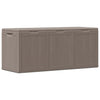 Braune Gartenaufbewahrungsbox Cosita 270 l (PP Rattan)